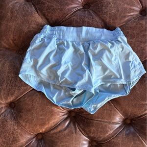 Lululemon Athletica Light Blue Women's Athletic Shorts